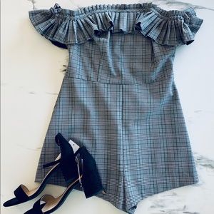 Urban Outfitters UO Grey Plaid Sleeveless